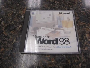 Vintage Microsoft Word 98 Special Edition for iMac & iBook W/Product Key - LX38 - Photo 1/4