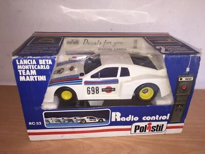 Polistil 1:24 LANCIA BETA MONTECARLO Team MARTINI Radio Control MIB, 1981 - Immagine 1 di 4
