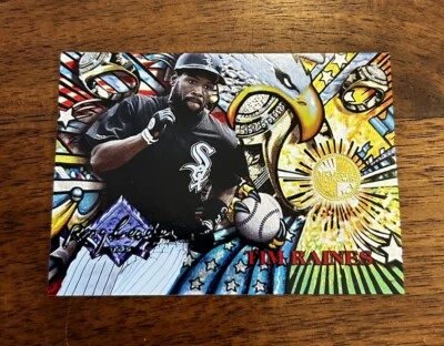 1995 Topps Stadium Club TIM RAINES Ring Leaders MEMBERS ONLY card WHITE SOX - Image 1 of 2