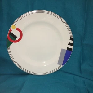 Mikasa High Spirits Dessert Bread Salad Plate Abstract Geometric - Picture 1 of 4