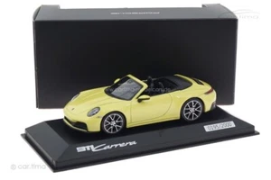 Porsche 911 (992.2) Carrera Cabriolet Cartagenagelb Minichamps 1:43 - Foto 1 di 4