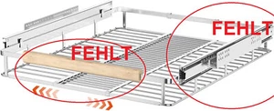 SANNO Ausziehbare Schrankregale Organizer Schieberegal unvollständig ❗❗❗❗ (3.26) - Bild 1 von 4