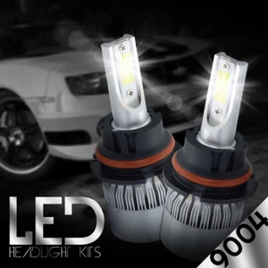 XENTEC LED HID Headlight Conversion kit 9004 HB1 6000K 1988-1993 Pontiac LeMans - Picture 1 of 12
