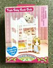 Calico Critters Triple Baby Bunk Beds Dollhouse Toy Furniture NEW