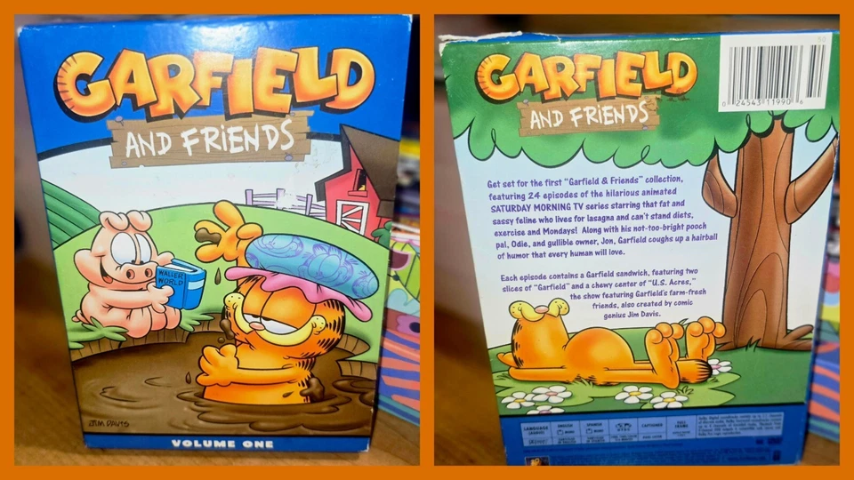 Garfield and Friends Volume 1 One complete DVD Box Set, Jim Davis cartoon-3 disc - Image 1 of 1