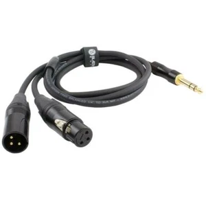 6 ft. XLR M/F Cable to 1/4" 6.35mm Balanced Stereo Audio Mic OFC Cable - Picture 1 of 1