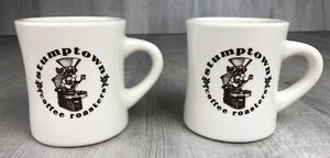 Vintage Stumptown Coffee Roasters Mug Set 2005 Portland Oregon 3.5” x 3 3/4” - Picture 1 of 12