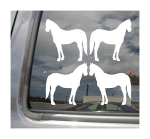 Lot of 4 - 3 inch American Quarter Horse Car Vinyl Decal Window Sticker 21015 - Picture 1 of 1