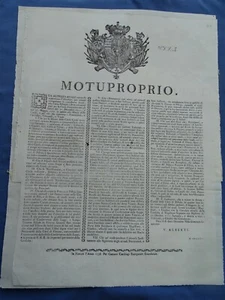 GRANDUCATO TOSCANA-PIETRO LEOPOLDO-MOTUPROPRIO-GIURISPRUDENZA CIVILE PISTOIA - Picture 1 of 3