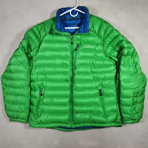 LL Bean Jacket Mens XL Green Ultralight 850 Downtek Pertex Quantum Stow Away - Picture 1 of 23