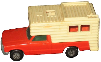 Vintage 1979 MATCHBOX Superfast Dark Orange Camper Truck Vehicle No 38 England - Image 1 of 4