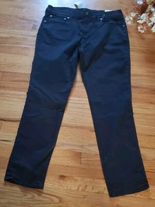 AMERICAN EAGLE Outfitters AE FLEX SLIM Straight JEANS Black 38 X 32 MENS - Picture 1 of 12