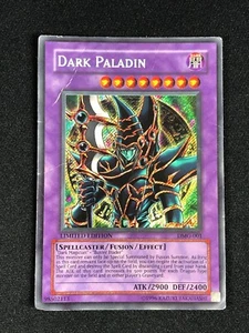 YUGIOH DARK PALADIN DMG-001 SECRET HP/ CREASES - Picture 1 of 1