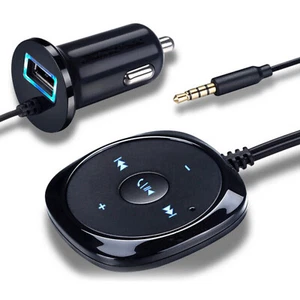 BC20 Car Cigarette Lighter Bluetooth Wireless Receiver MP3 Player Audio Cable - Picture 1 of 8