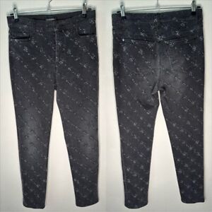 CHANEL Charcoal Skinny Jeans SZ FR 40, US 6