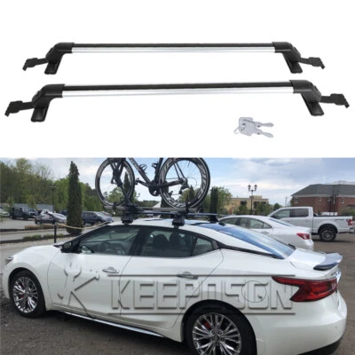 Для Nissan Maxima голая крыша стойка поперечные дуги багажа каяк грузовые перевозчики с замком - Изображение 1 из 4