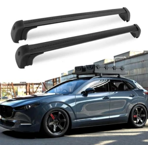 Roof Rack Cross Bars for 2020-2024 Mazda CX-30 CX30 Crossbar Side Rails Cargo - Picture 1 of 5
