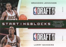 2010-11 Playoff Contenders Starting Blocks Basketball Card #6 Jennings/Sanders