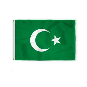 2x3 Ft Islamic Outdoor Flag 200D Grommets Islam Muslim Crescent Star Banner - Picture 1 of 1