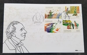 [SJ] Denmark Famous Danes Hans Christian Andersen 2012 Fairy Tales Swan Bird FDC - Picture 1 of 5