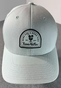 Travis Mathew Mütze Kappe Herren Passform Größe S-M Golf Aufnäher blau Flexpassform bestickt - Bild 1 von 8