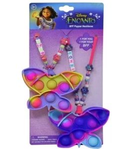 Disney Encanto BFF Friendship Popper Necklaces Set of 2 Pop Fidget Toy, New - Picture 1 of 2