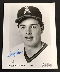 Wally Joyner Signed Autograph California Angels Media 8x10 Photo Black & White - Picture 1 of 2