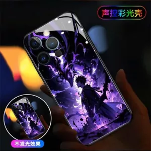 Induction Cool LED Light up Glass Phone Case Cover for iPhone 13 14 15 16Pro Max - Picture 1 of 15