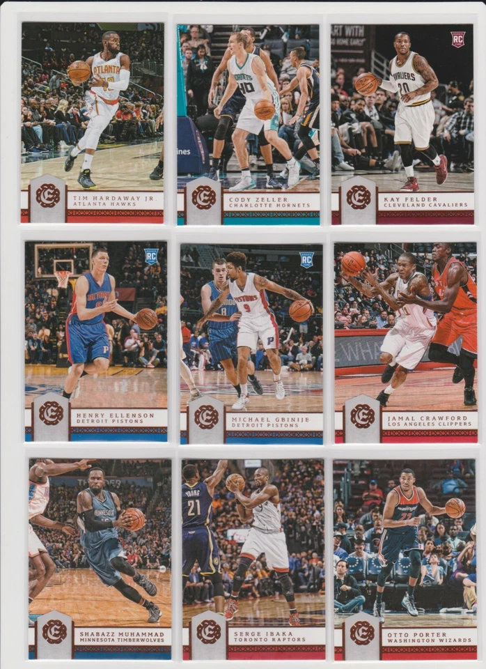 2016-17 Panini Excalibur U-pick NM you pick base stars RC rookie inserts HOF - Image 1 of 1