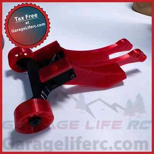 Arrma Kraton EXB(V2, V3), Notorious V6 Wing Mount and Wheelie Bar RED - Picture 1 of 5