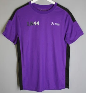 T-SHIRT FORMULA ONE F1 44 LEWIS HAMILTON AMG MERCEDES F1 TEAM PURPLE - Picture 1 of 6