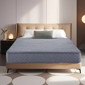 10" 12" Hybrid Mattress Pocket Spring Medium Feel Twin Txl Full Queen King Size - Picture 1 of 7