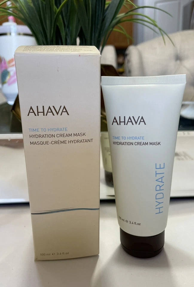 AHAVA Time to Hydrate Hydration Facial Cream Mask, 3.4 fl. oz. New In Box - Image 1 of 4