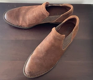 Born Dallia Western Bootie Women's Brown Leather Size 9 M In Excellent Condition - Picture 1 of 10