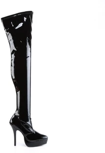 Overknee-Lackstiefel Plaeser Indulge-3000  US12=EU 42,5 NEU - Bild 1 von 2