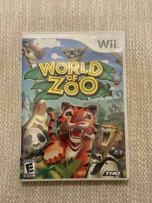 World of Zoo Nintendo Wii 2009 W/ MANUAL - Image 1 of 2