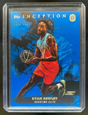 2021-22 Topps Inception OTE Ryan Bewley RC Blue Rookie #/199 - Image 1 of 2