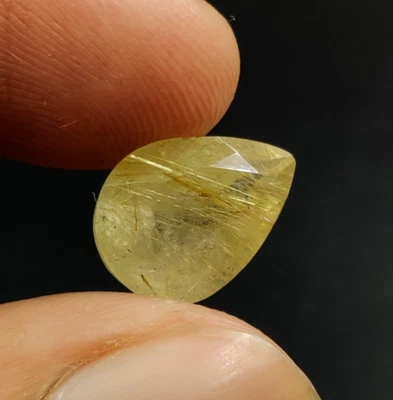 Rutilated Quartz Pear - Image 1 of 4
