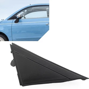 Außenspiegel Flagge Abdeckung Zierleiste glänzend schwarz passend für Fiat 500 2012-19 1SH16KX7AA links - Bild 1 von 9