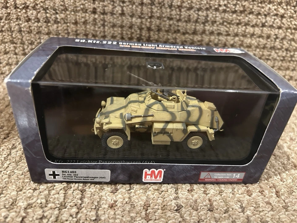 Hobby Master 1:48 Sd.Kfz 222 Panzerspahwagen, 19th Panzer, Russia '43, No HG1403 - Image 1 of 4