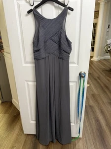 Vestido formal Bill Levkoff para mujer talla 12 gris acero 7016N - Imagen 1 de 8
