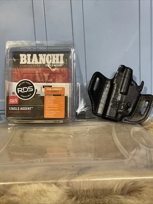 Bianchi 126GLS Assent Pro Fit Black RH SZ 183 Leather Concealment Holster 51832 - Image 1 of 4