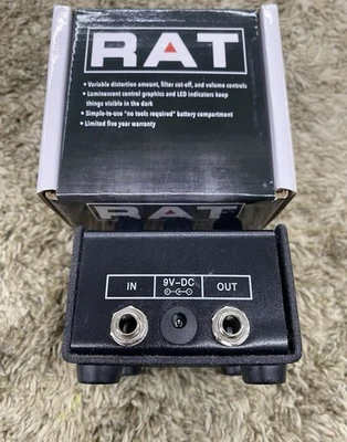 Pedal Overdrive ProCo Rat 2 Distortion Fuzz como nuevo en la caja Foto 1 de 4