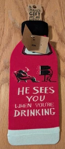 Primitive's von Kathy "Er sieht dich, wenn du trinkst" Weincover - Bild 1 von 2