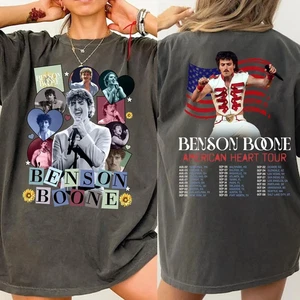 Camiseta de concierto vintage Benson Boone American Heart Tour 2025 Boone - Imagen 1 de 1