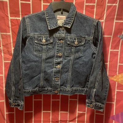 American Girl Denim Jacket For Kids Size Medium Blue Jean - Image 1 of 4