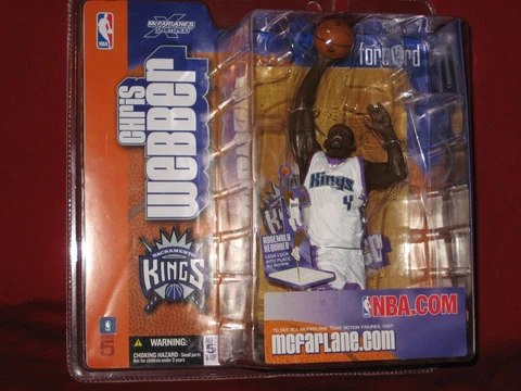 Chris Webber McFarlane 2003 Basketball Figure Series 5 Sacramento Kings  NIB Cover