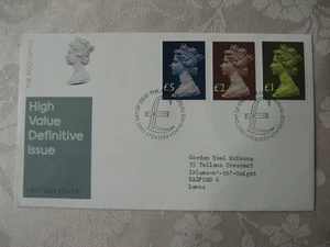 1977 HIGH VALUE DEFINITIVE ISSUE FIRST DAY COVER FDC STAMPS - Picture 1 of 1