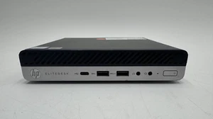 HP EliteDesk 800 G4 | i5-8500T @ 2.10GHz | 8GB RAM | 256GB HDD - Win 11 Pro - Picture 1 of 5
