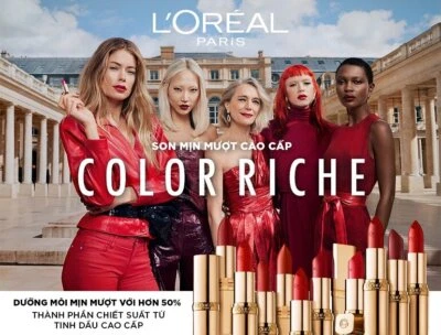 LOREAL PARIS  COLOR RICHE LIPPENSTIFT MATTE BIS LEUCHTENDE FARBEN 33 FARBNUANCEN - Bild 1 von 4